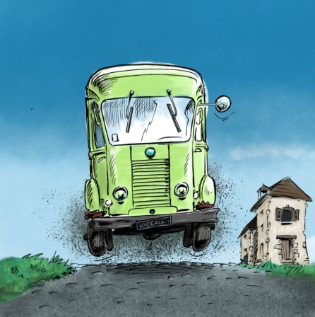Un petit camion qui pollue